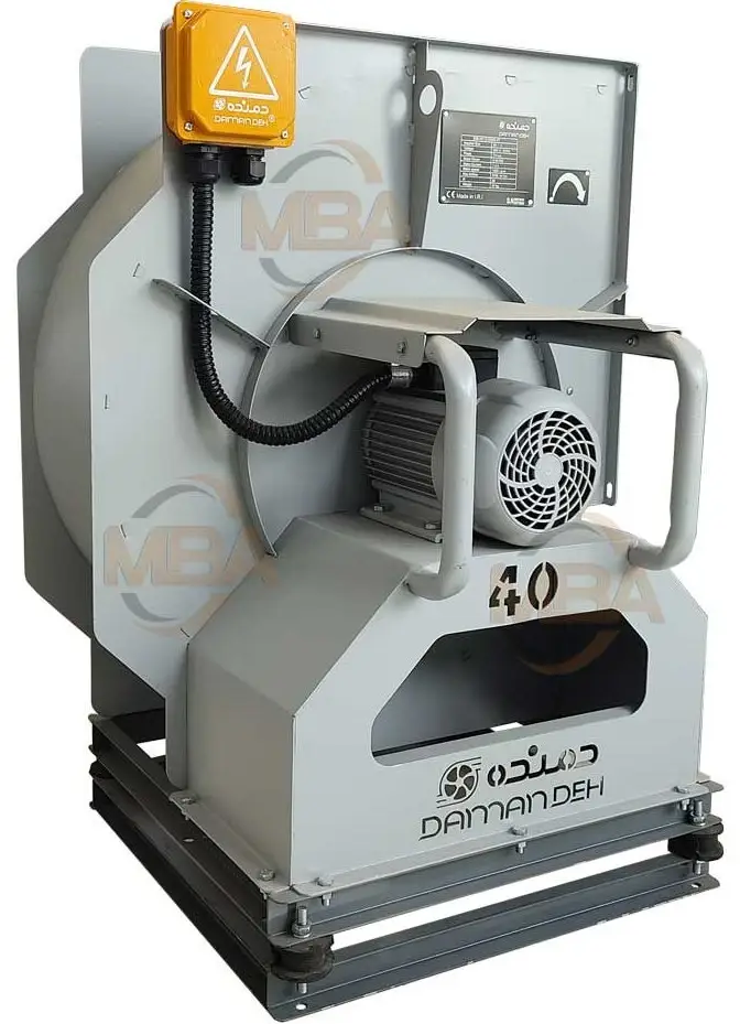 فن سانتریفوژ صنعتی یکطرفه بکوارد سری BIB-28-9 دمنده