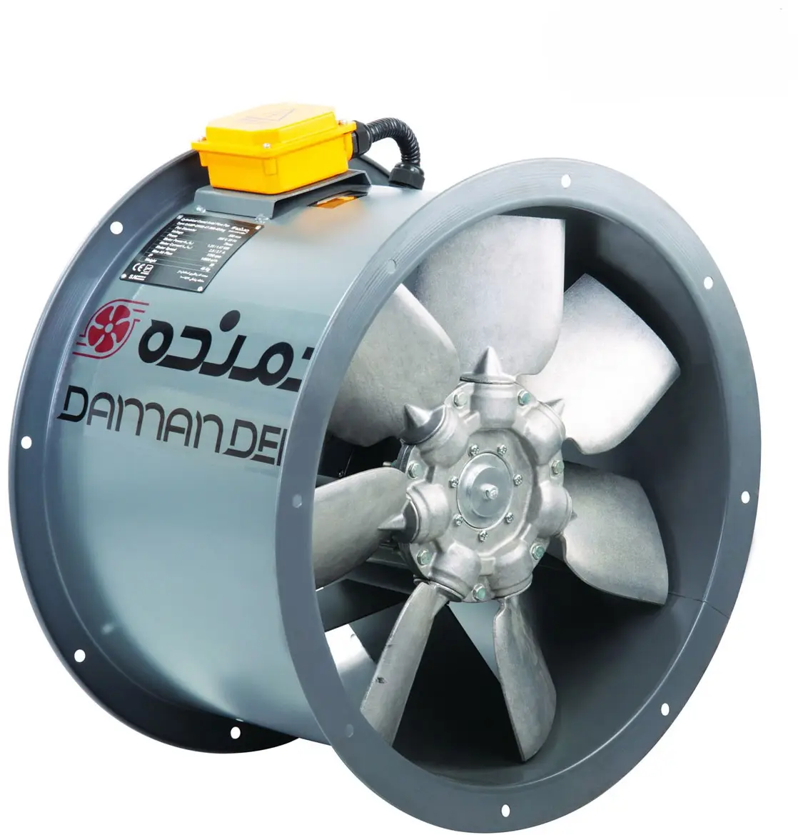 فن آکسیال کانالی سیلندری مدل DAPS-DN90-4T-560-21 دمنده