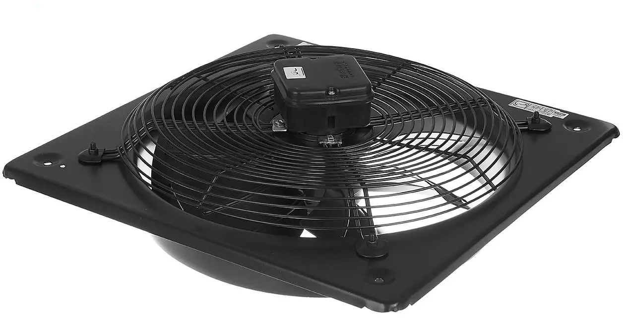 هواکش صنعتی ایلکای فلزی هفت پر با قاب مدل VIK40A4S-L دمنده