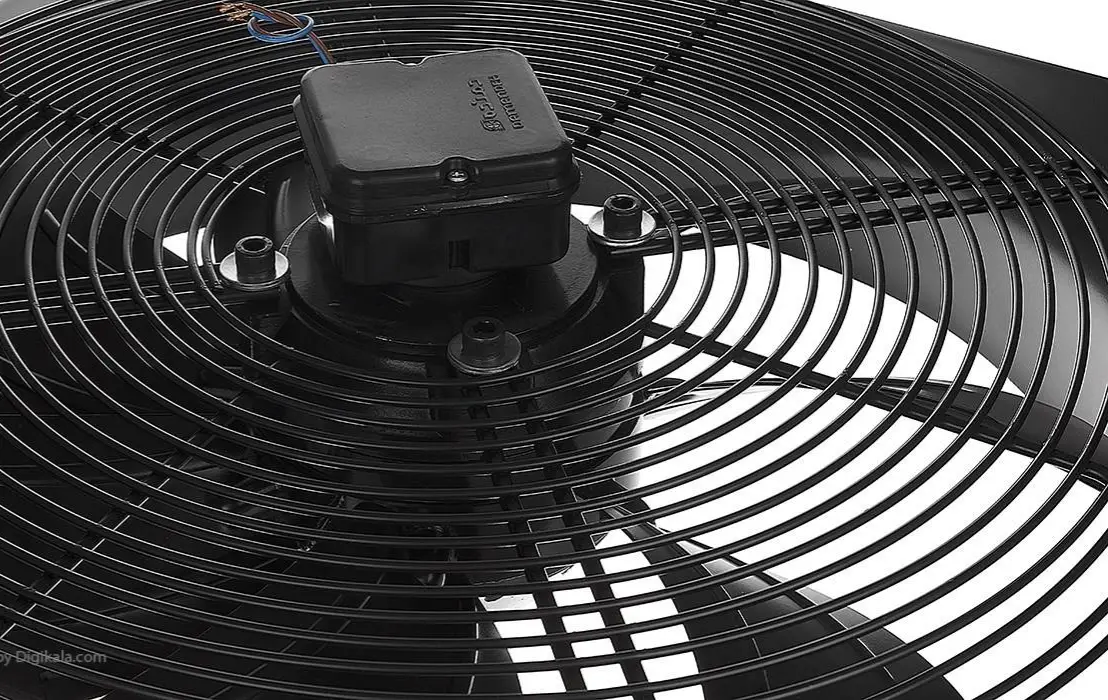 هواکش صنعتی ایلکای فلزی هفت پر با قاب مدل VIK40A4S-L دمنده
